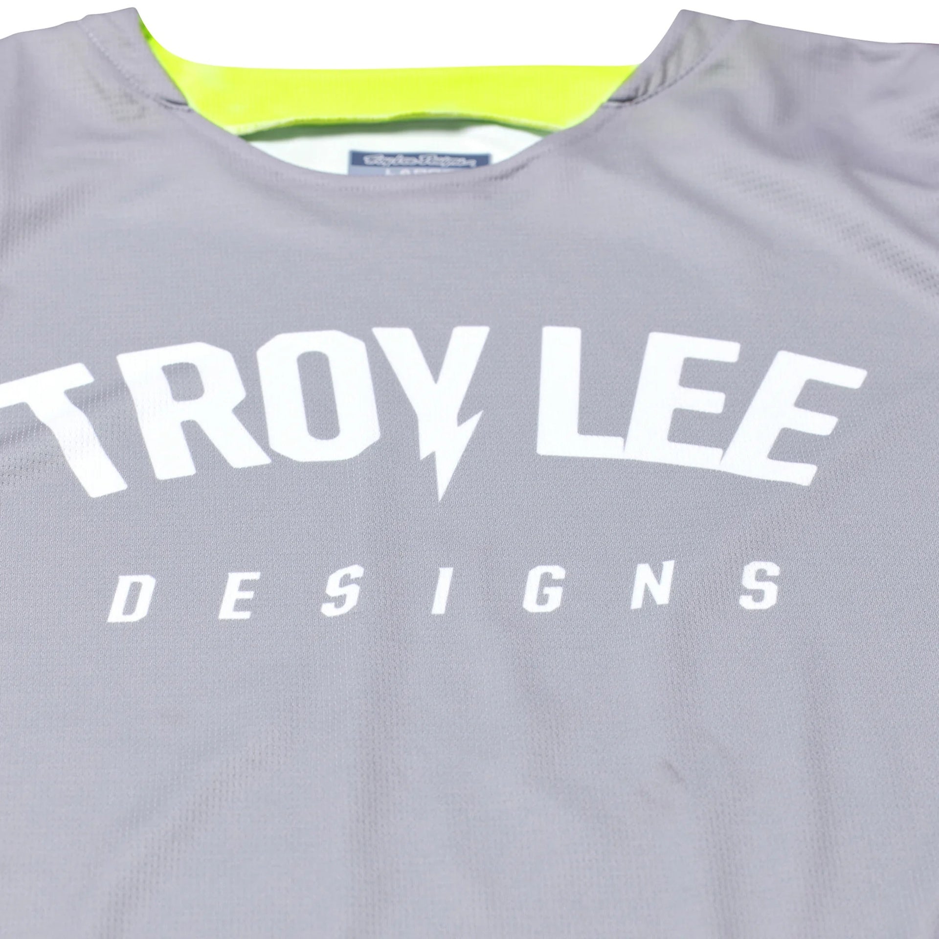 Jersey para niño Troy Lee Designs Gp Pro Boltz Silver / Glo Green